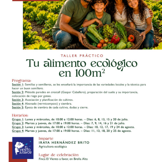 Taller Práctico: Tu alimento ecológico en 100 m²